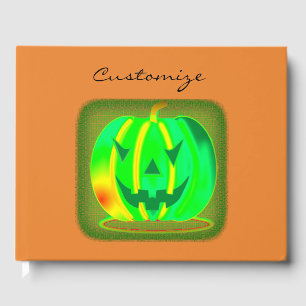 Livre D'or Halloween Jack O'Lantern Thunder_Cove Green