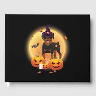 Livre D'or halloween rottweiler cadeau joli drôle halloween