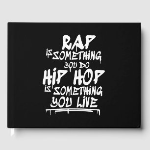 Livre D'or Hip hop Cool Guote Hip hop Lovers Cadeau