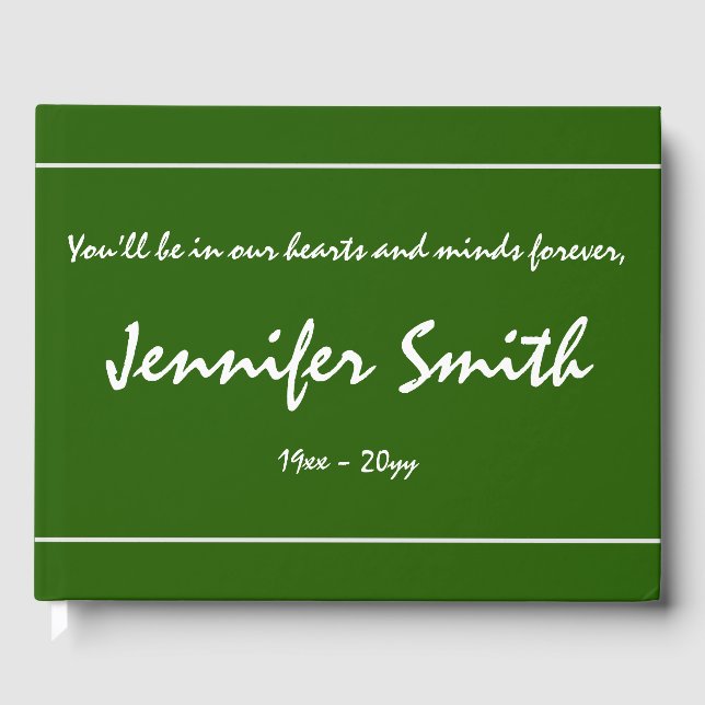 Livre d'or Histoires basiques et sobres (Recto)