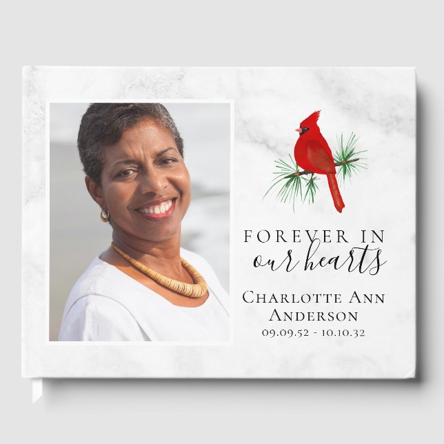 Livre D'or Hommage au Cardinal Remembrance (Recto)