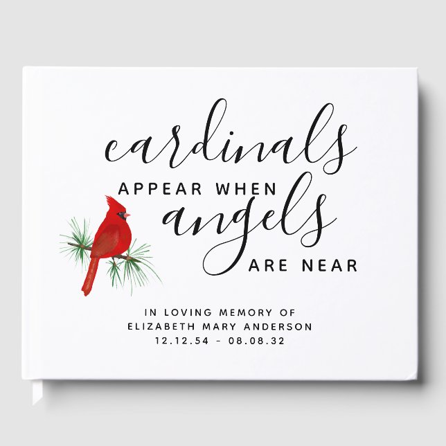 Livre D'or Hommage au Cardinal Remembrance (Recto)