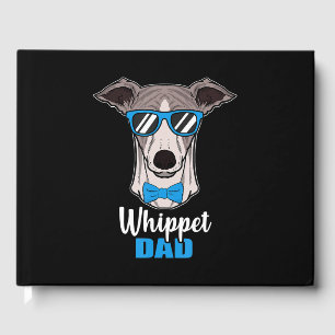 Livre D'or Hommes Whippet Papa Idée Cadeau Fière Propriétaire