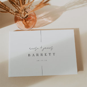Livre D'or Inline   Mariage minimaliste moderne