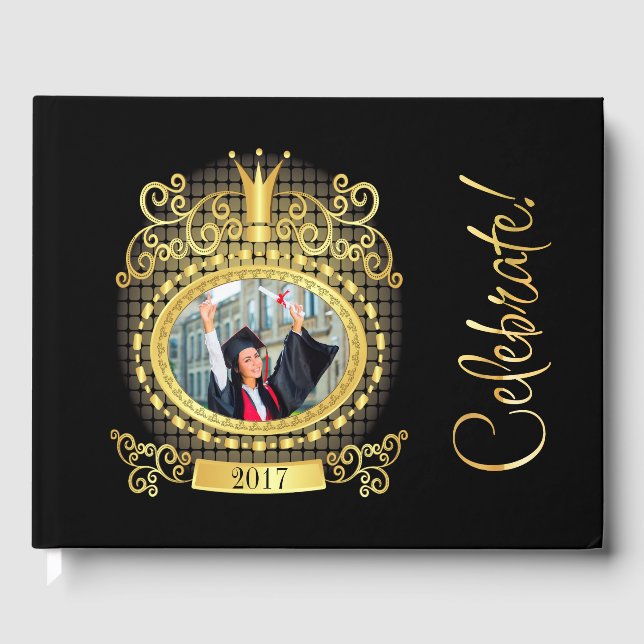 Livre D'or Invité Monogramme, Mémoire, Annuaire (Recto)