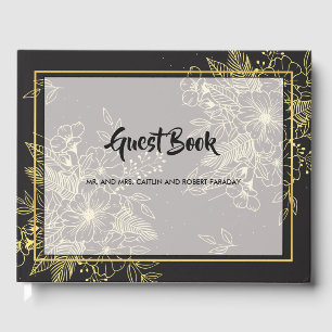 Livre D'or Invité Rose d'or