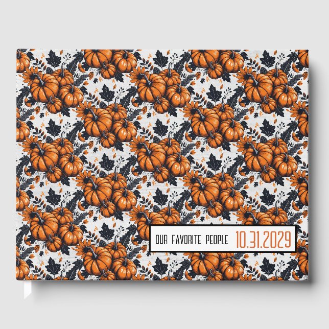 Livre D'or Joli Citrouille (Recto)