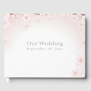 Livre D'or Joli Mariage Pastel rose cerise