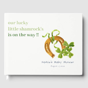 Livre D'or Joli Shamrock  St Patrick's Day Baby shower