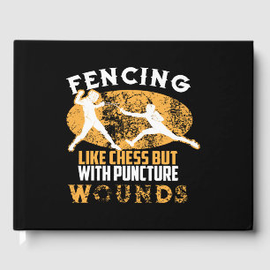 Livre D'or Jolie escrime Comme Échecs, Mais Avec Puncture