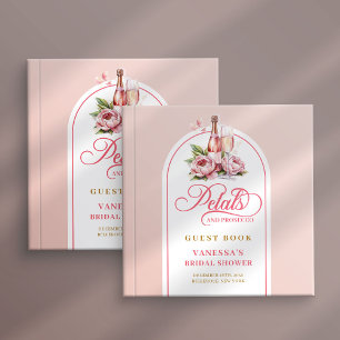 Livre D'or Jolies pétales et prosecco rose gold Shower