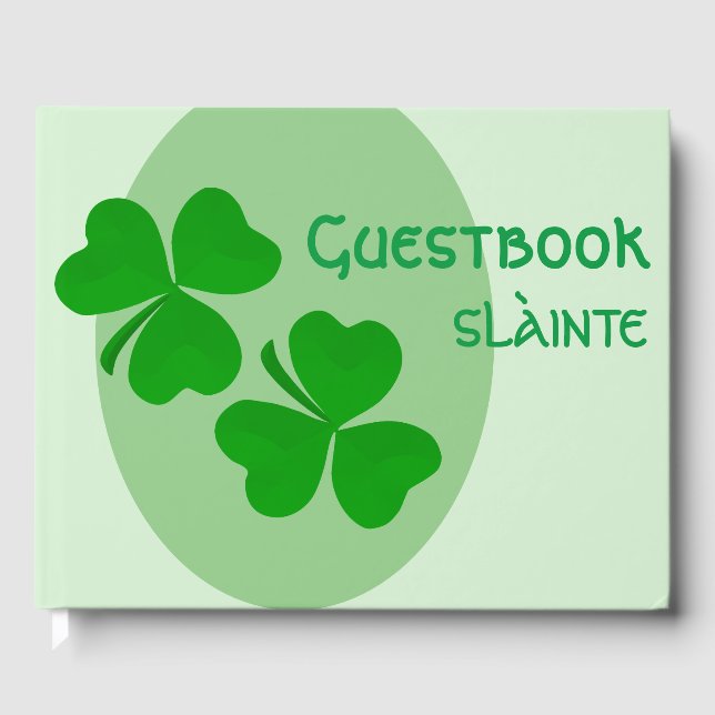 Livre d'or Jour de la Saint Patrick (Recto)