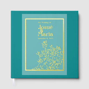 Livre D'or Jour de mariage Gold Foil Guestbook