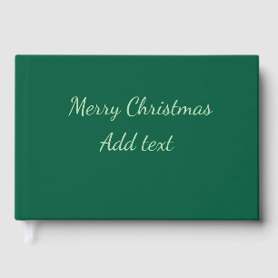 Livre D'or Joyeux Noël vert plaine solo arrière - plan vacanc