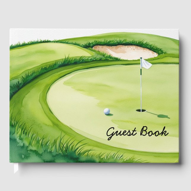 Livre D'or La balle de golf est sur le green (Recto)