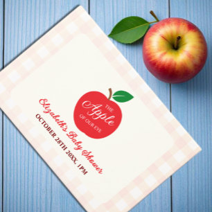 Livre D'or La Pomme De Notre Baby shower Oeil