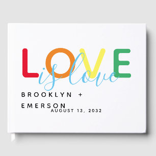 Livre D'or L'amour est amour Rainbow Gay Lesbian Mariage