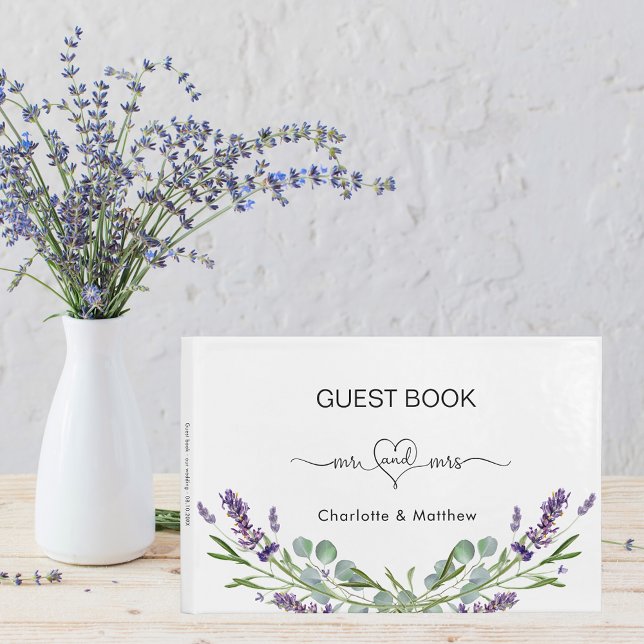 Livre D'or Lavender eucalyptus m. mariage (Créateur téléchargé)