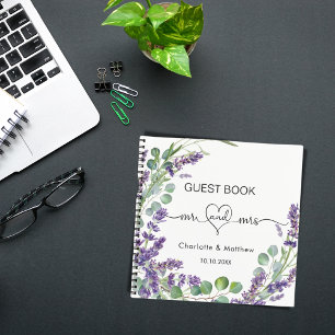 Livre d'or lavender eucalyptus m mme mariage