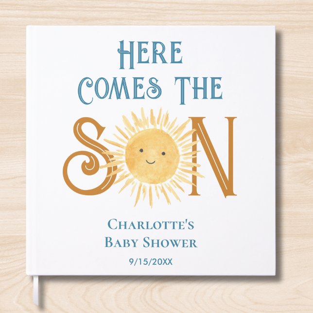 Livre D'or Le Baby shower du garçon (Créateur téléchargé)
