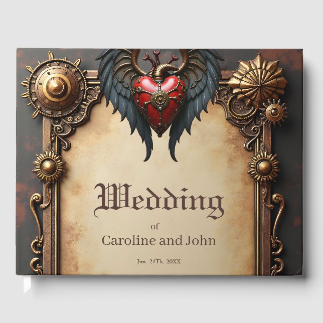 Livre D'or Le coeur pulsateur de la mécanique, (Recto)