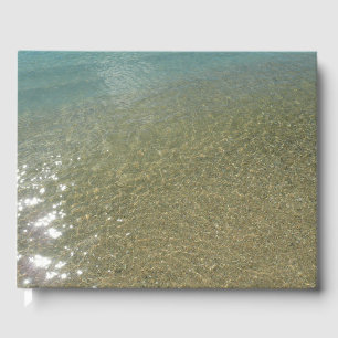 Livre D'or L'eau sur la plage I Photographie Abstraite de la