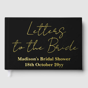 Livre D'or Lettres personnalisées à la mariée pour l'enterrem