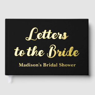Livre D'or Lettres personnalisées à la mariée pour l'enterrem
