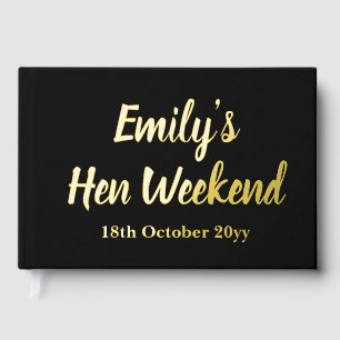 Livre D'or Lettres personnalisées à la mariée pour un week-en