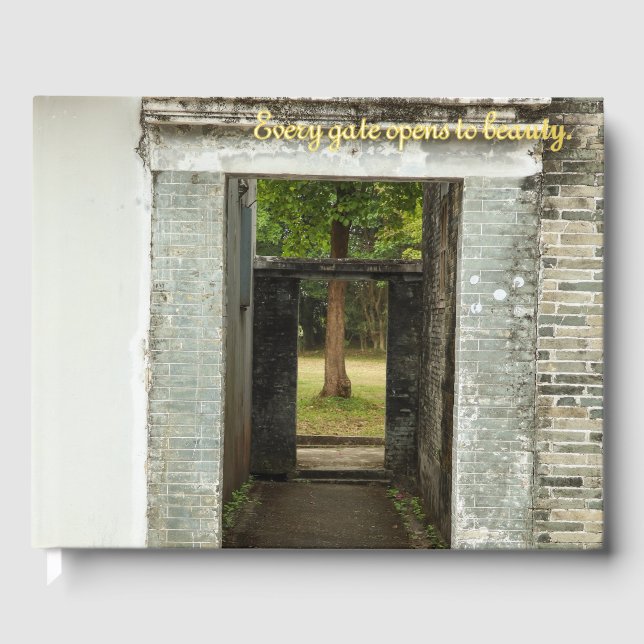 Livre D'or Li Garden Series: Serenity Guestbook (Recto)