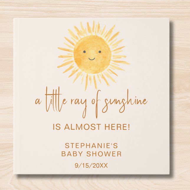 Livre D'or Little Ray of Sunshine Boho Baby shower (Créateur téléchargé)