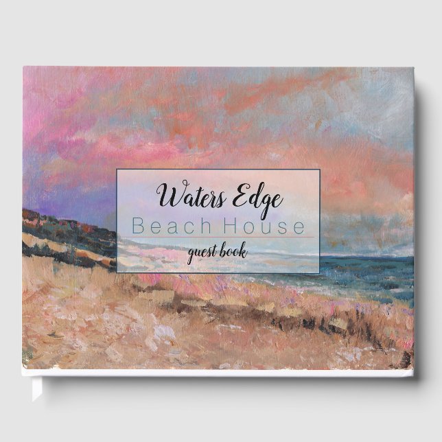 Livre D'or Location de vacances Plage Paysage marin Peinture  (Recto)