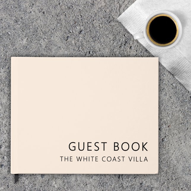 Livre D'or Location de vacances rose QR Code Commentaires Liv (Créateur téléchargé)