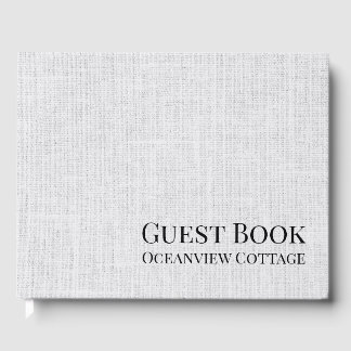 Livre D'or Location Vacances Airbnb Tissé Minimaliste Moderne