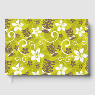 LIVRE D'OR LUAU TIKI PATTERN