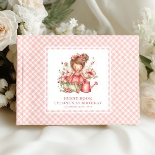 Livre D'or Magical Fairy Girl 3e Anniversaire Fard Rose Invit