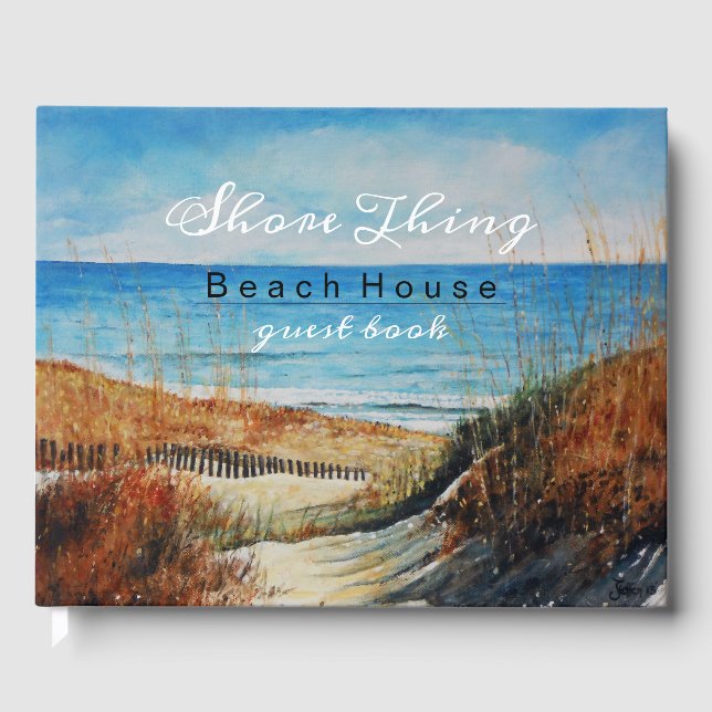 Livre D'or Maison de vacances sur la plage (Recto)