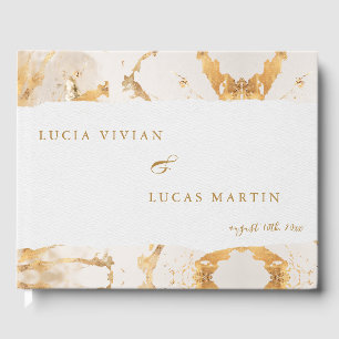 Livre D'or Mariage Abstrait de luxe moderne