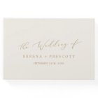 Mariage arrière en or et en crème