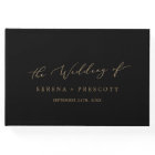 Mariage arrière en or et en noir