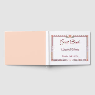 Livre D'or Mariage Art Déco de Conte de Fées