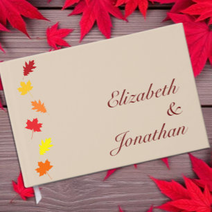 Livre D'or Mariage aux feuilles d'automne