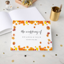 Mariage aux feuilles d'automne rustiques