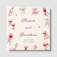 Mariage blanc rouge tiré main