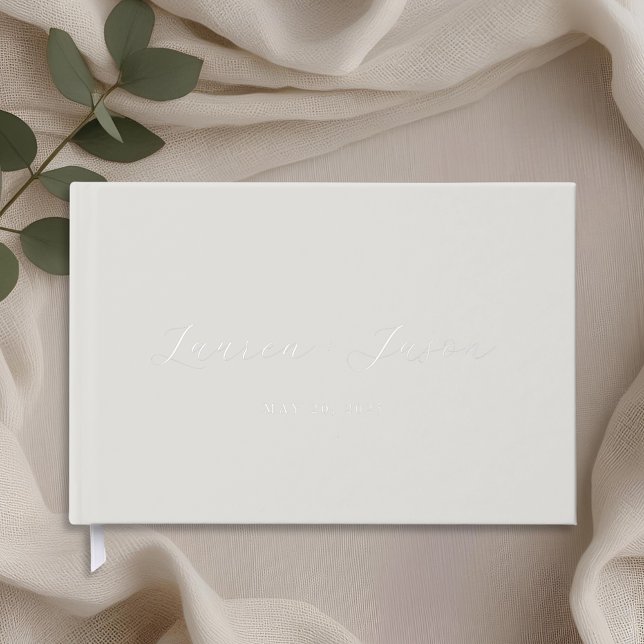 Livre D'or Mariage Calligraphie Élégant Moderne (Créateur téléchargé)