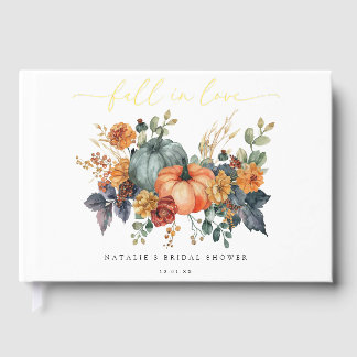 Livre D'or Mariage Champêtre de Citrouille d'Automne