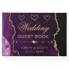 Mariage d'agate de Parties scintillant de violet e