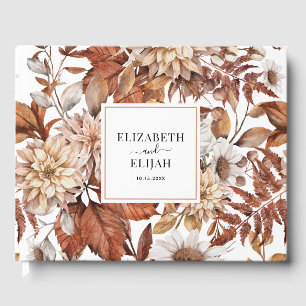 Livre D'or Mariage de automne d'automne en terre cuite person