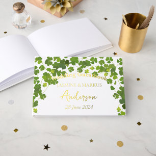 Livre D'or Mariage de bouquet Feuille de verdure