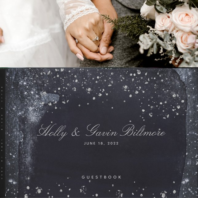 Livre D'or Mariage de nuit Silver Starry (Créateur téléchargé)